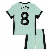 Chelsea Enzo Fernandez #8 Tredjedraktsett Barn 2023-24 Kortermet (+ Korte bukser)
